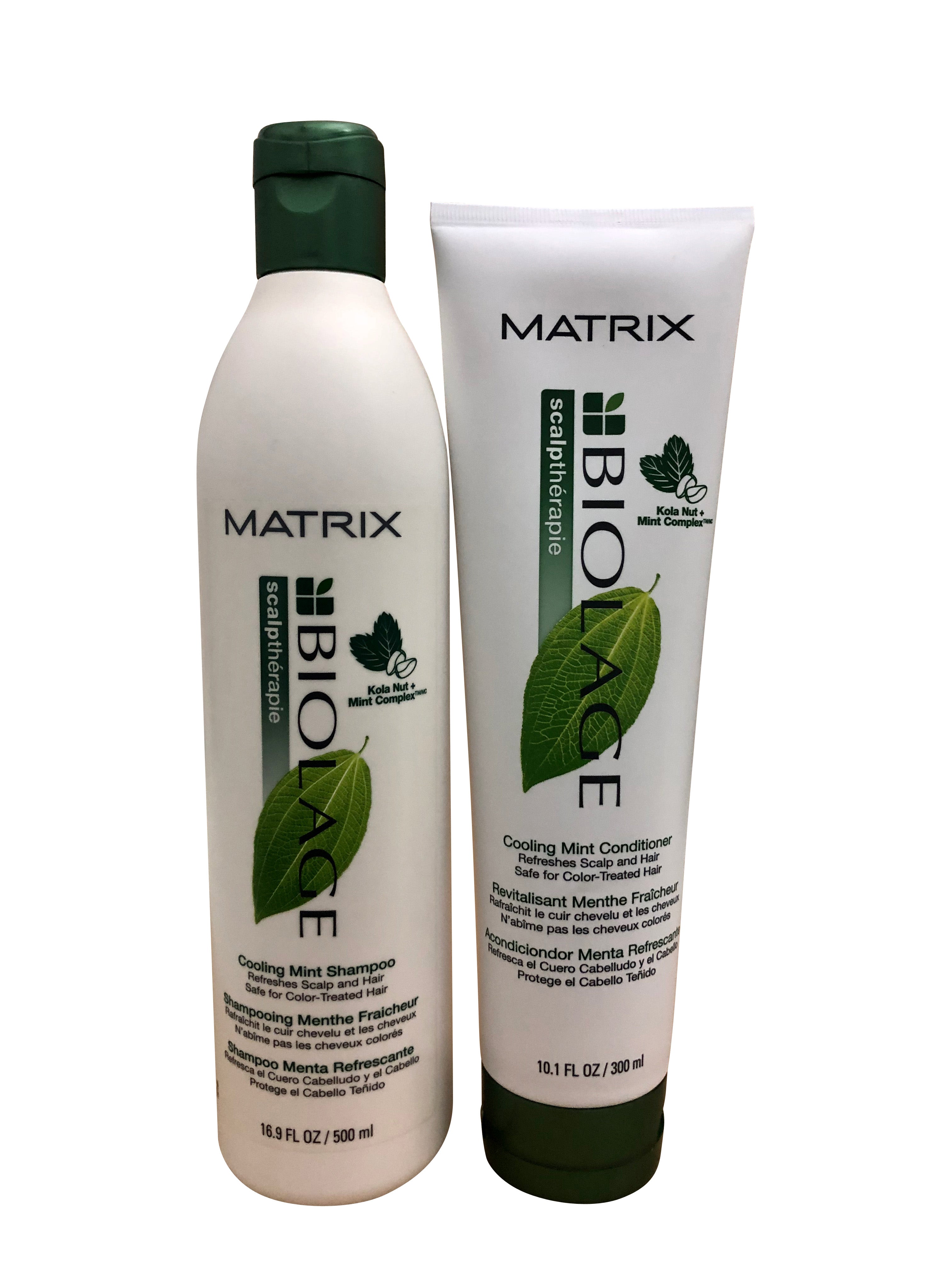 Matrix Scalptherapie Cooling Mint Shampoo 16.9 OZ & Conditioner 10.1 OZ Set