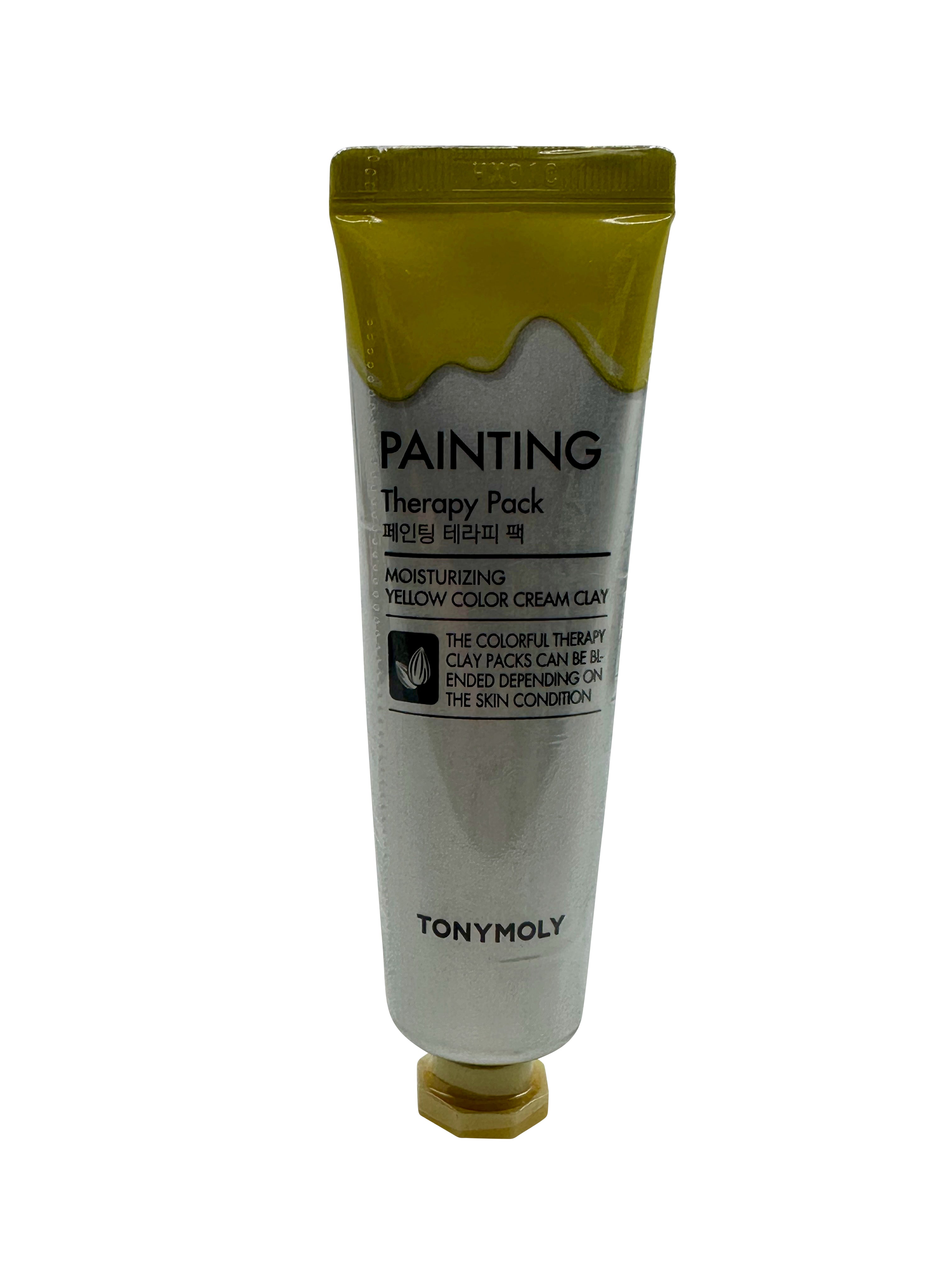 TonyMoly Painting Therapy Pack Yellow Color Gel Clay Moisturizing 1 OZ