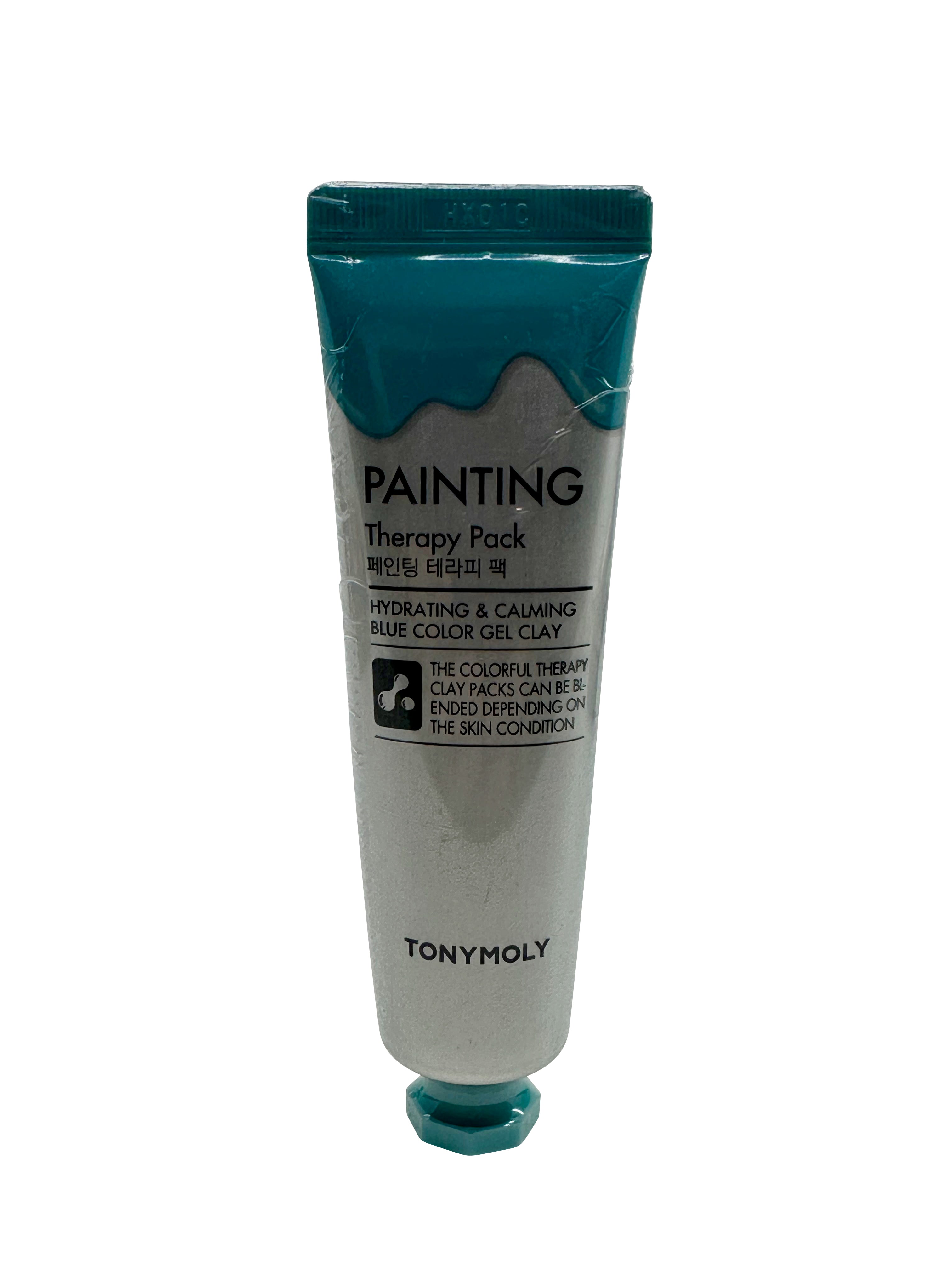 TonyMoly Painting Therapy Pack Blue Color Gel Clay Hydrating & Calming 1 OZ