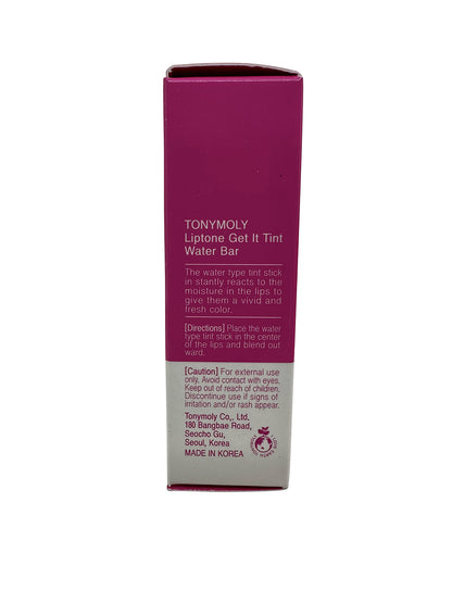 TonyMoly Liptone Get it Tint Water Bar 05 Plum in Purple 0.11 OZ