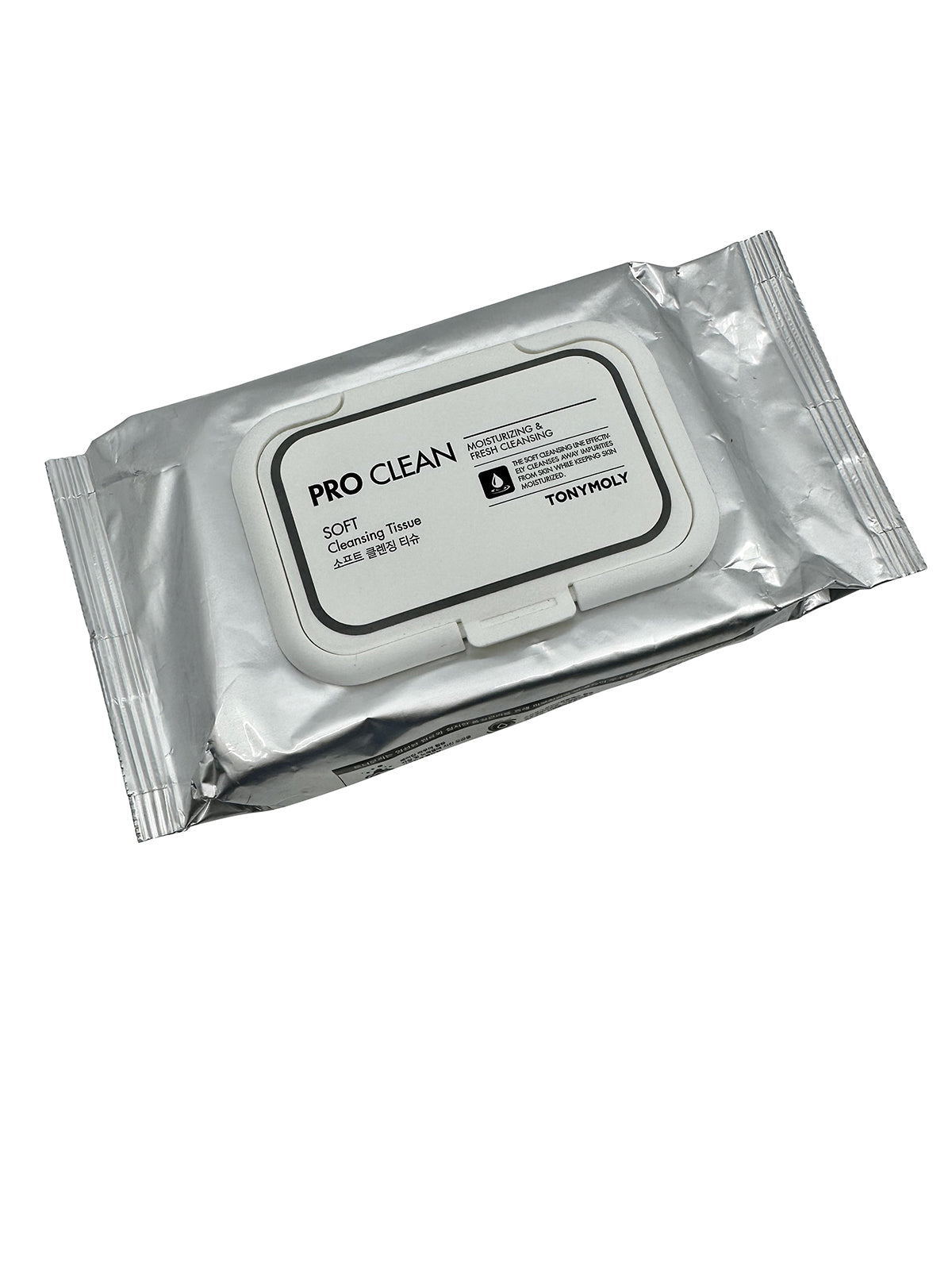 TonyMoly Pro Clean Soft Tissue Moisturizing & Fresh Cleansing Wipes 50 CT