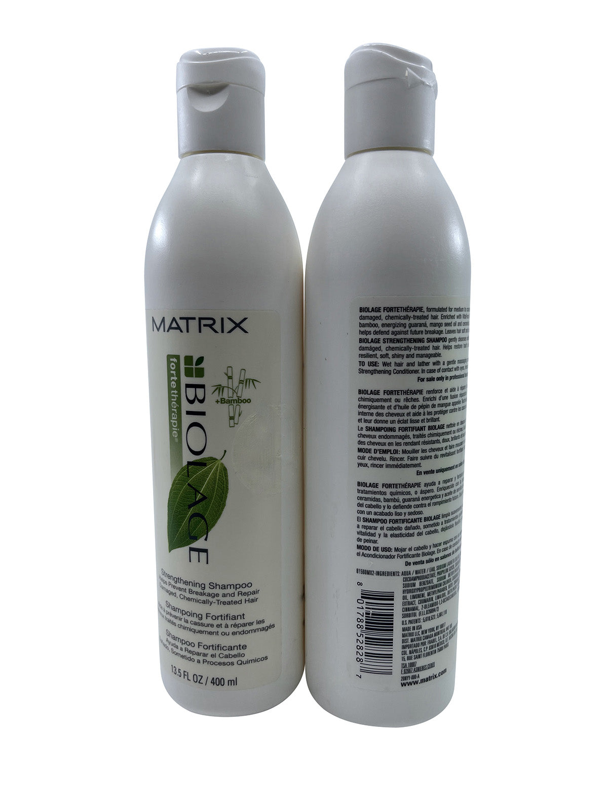 Matrix Biolage Strengthening Shampoo Damaged & Treated Hair 13.5 OZ Set of 2