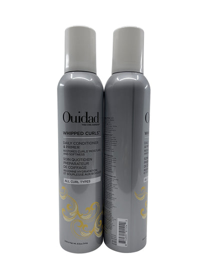 Ouidad Curl Recovery Whipped Curls Conditioner & Styling Primer 8.5 OZ Set of 2