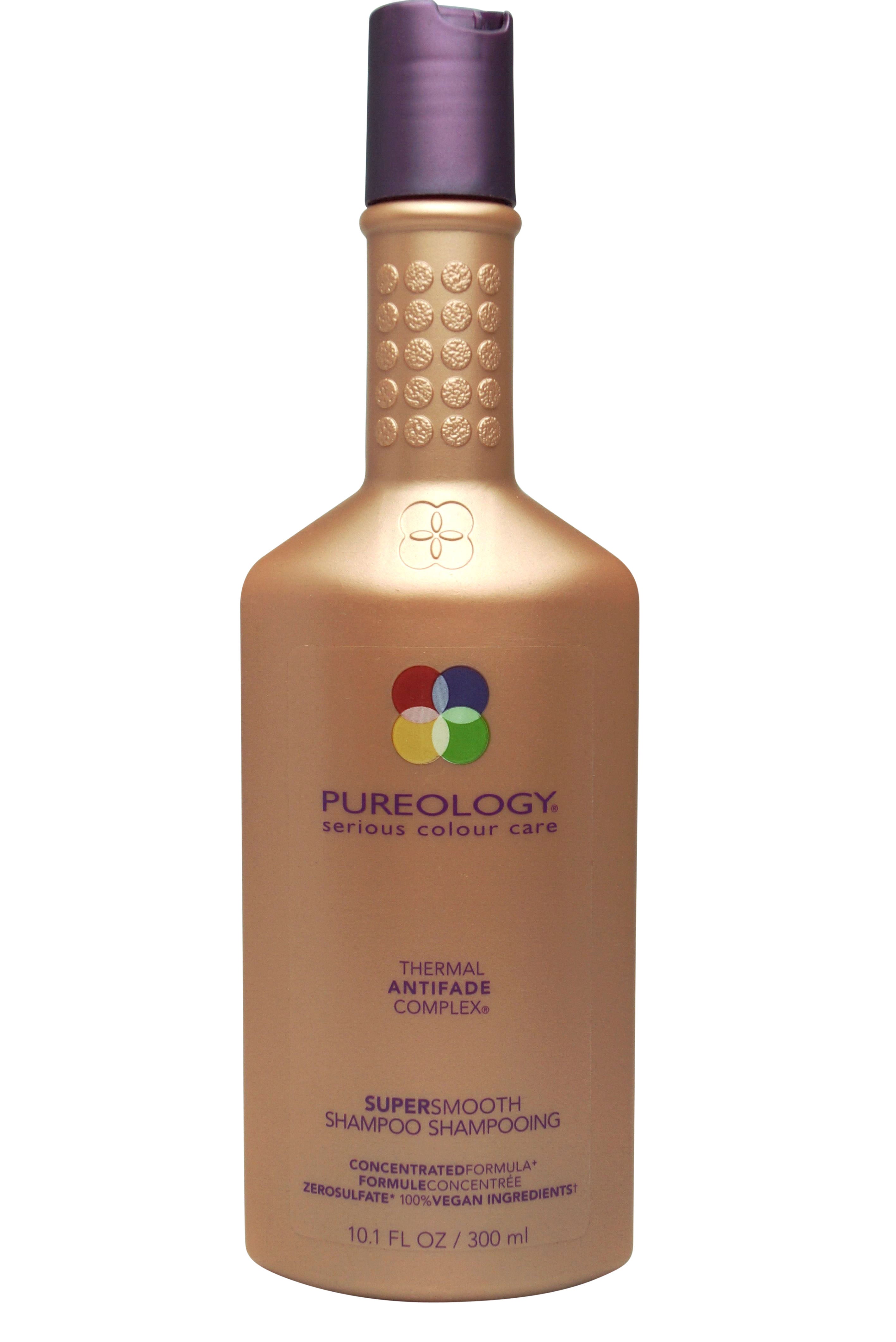 Pureology Super Smooth Shampoo for Unmanageable Color Treated Hair 10.1oz