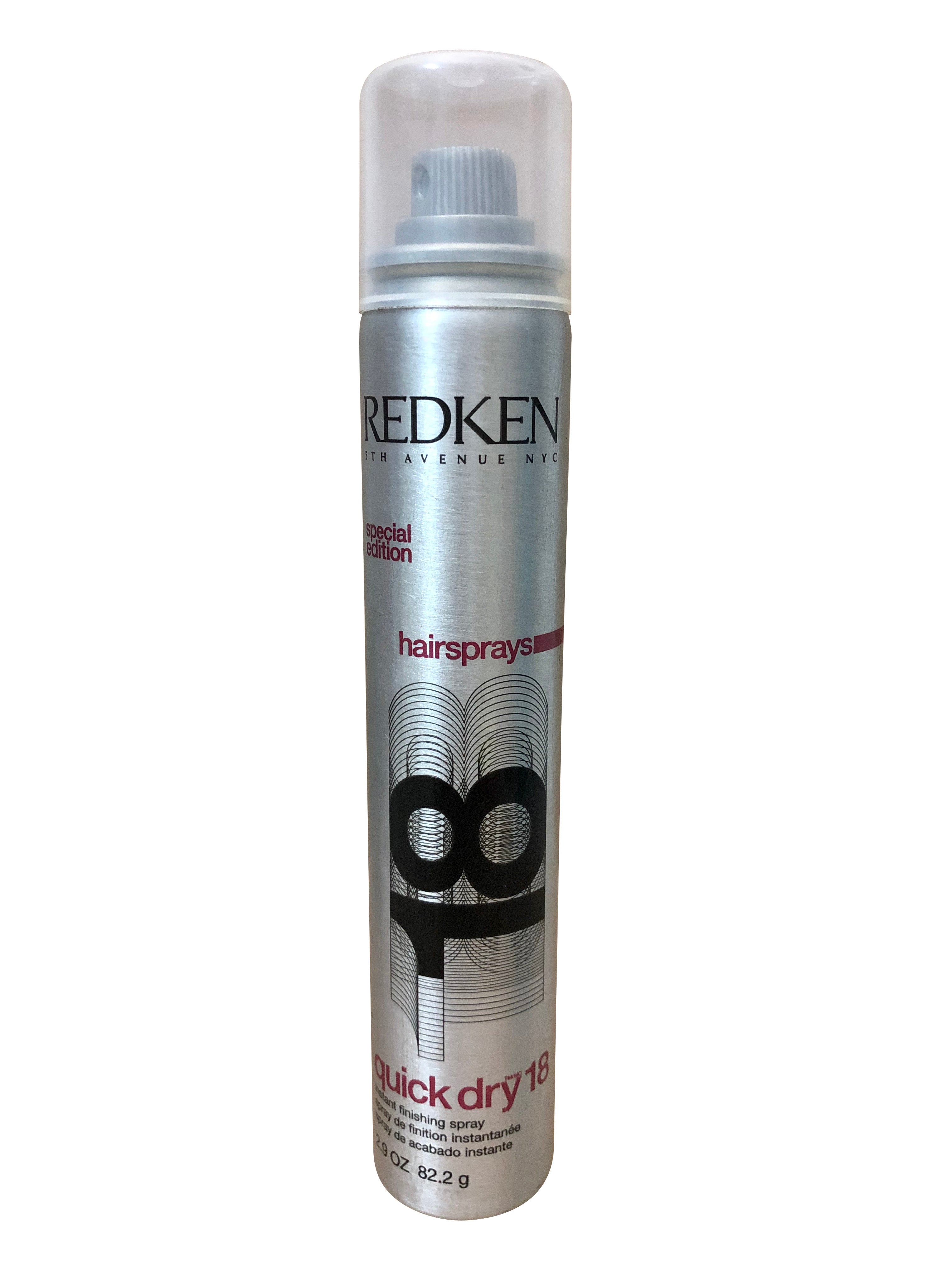 Redken Quick Dry 18 Hair Spray Instant Finishing Spray 2.9 OZ