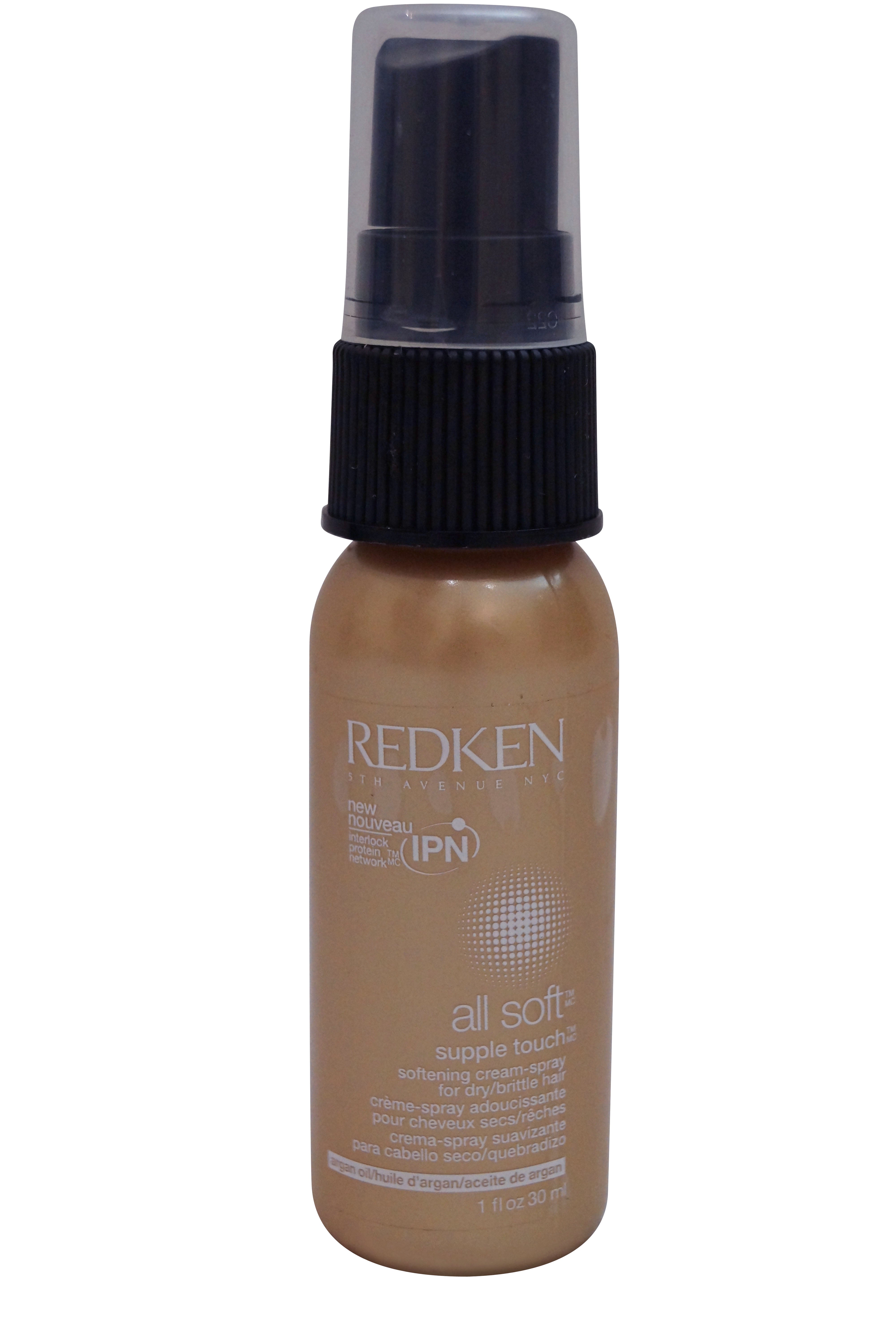 Redken All Soft Supple Touch Softening Cream Spray 1 oz TRAVEL SIZE