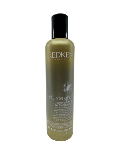 Redken Blonde Glam Color Conditioning Treatment Perfect Platinum 8.5 OZ