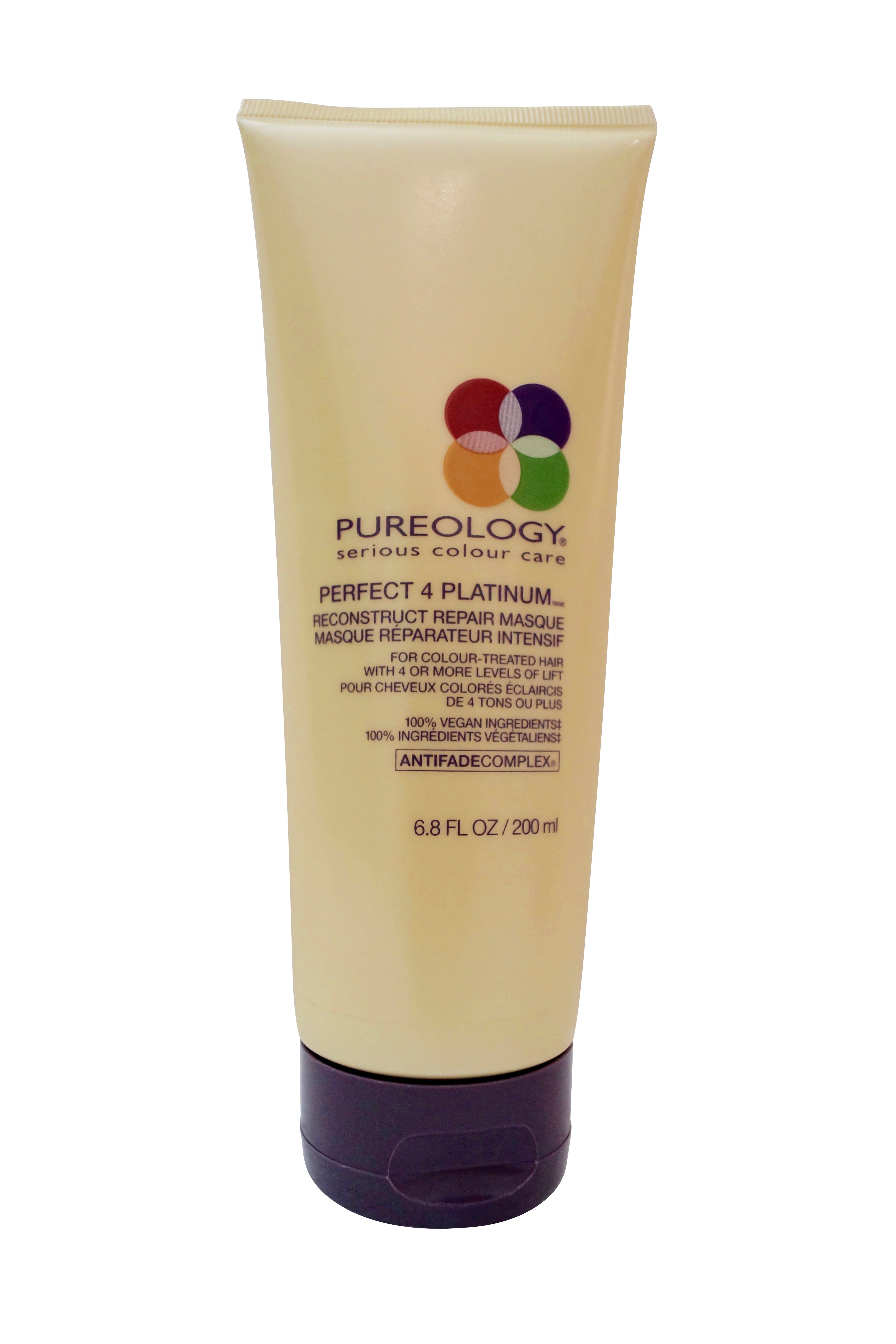 Pureology Perfect 4 Platinum Reconstruct Repair Masque Color Hair, 6.8 oz.