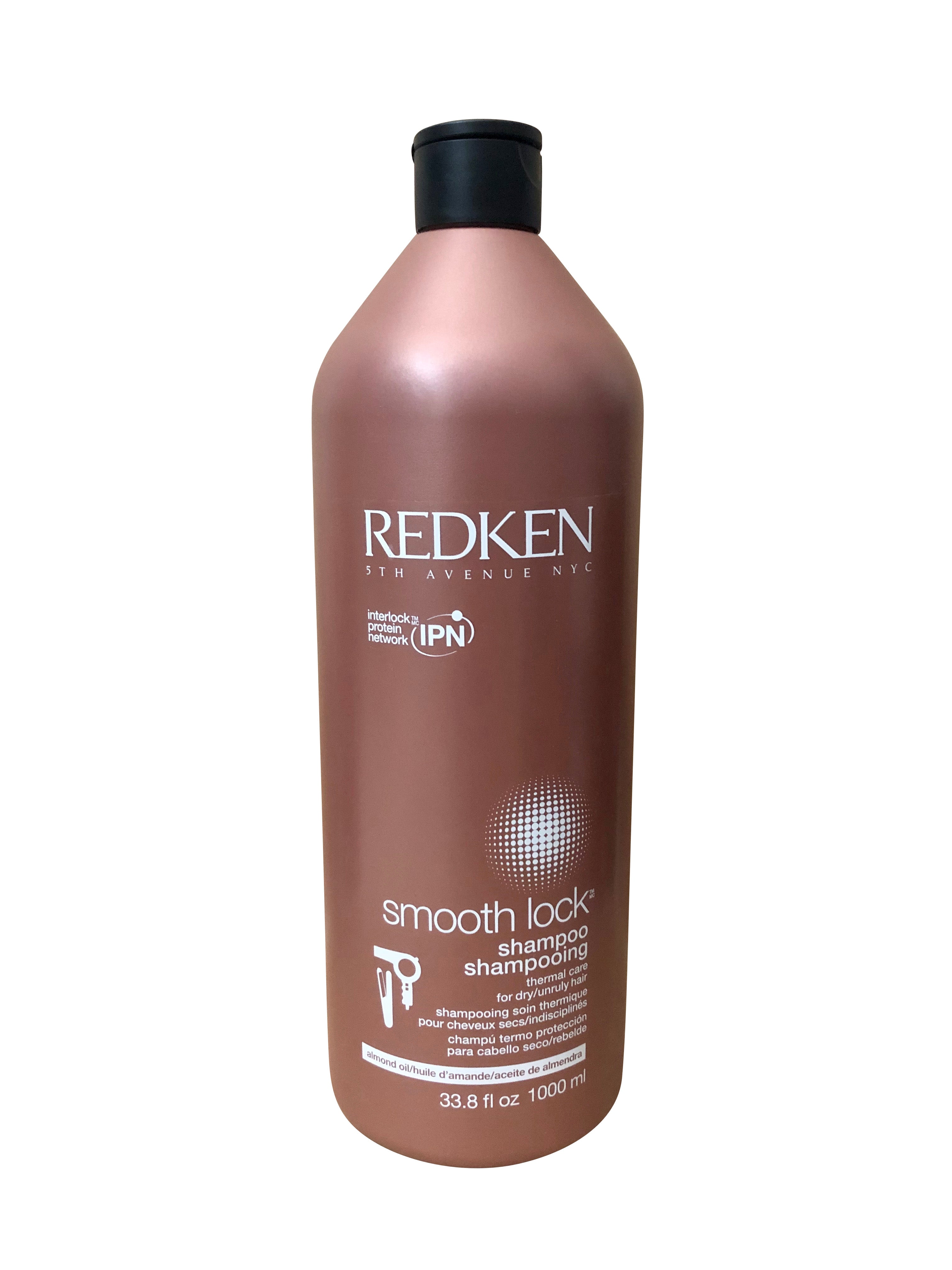 Redken Smooth Lock Shampoo Dry & Unruly Hair 33.8 OZ