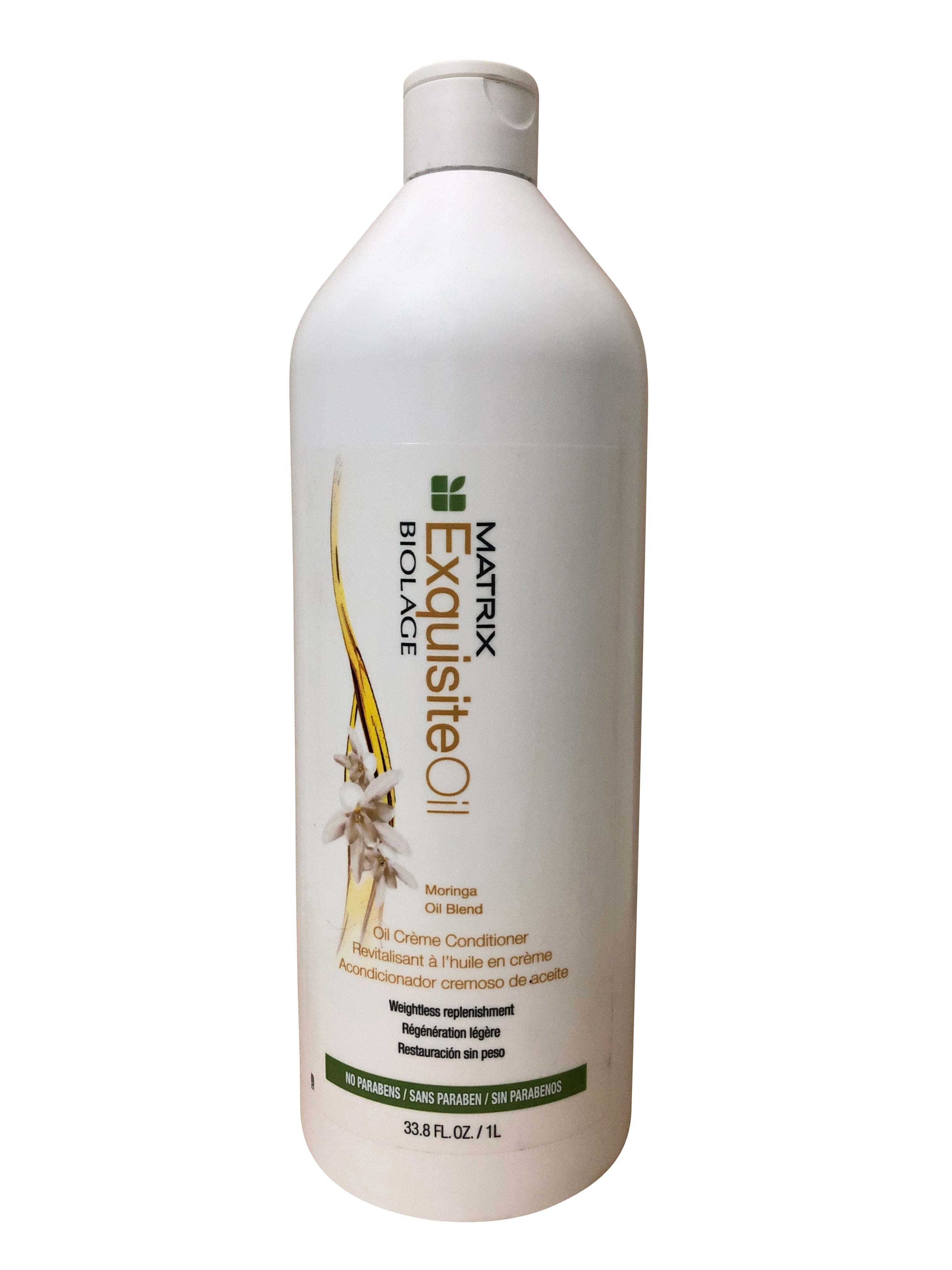 Matrix Biolage Oil Moringa Oil Blend Oil Creme Conditioner Paraben Free 33.8 OZ