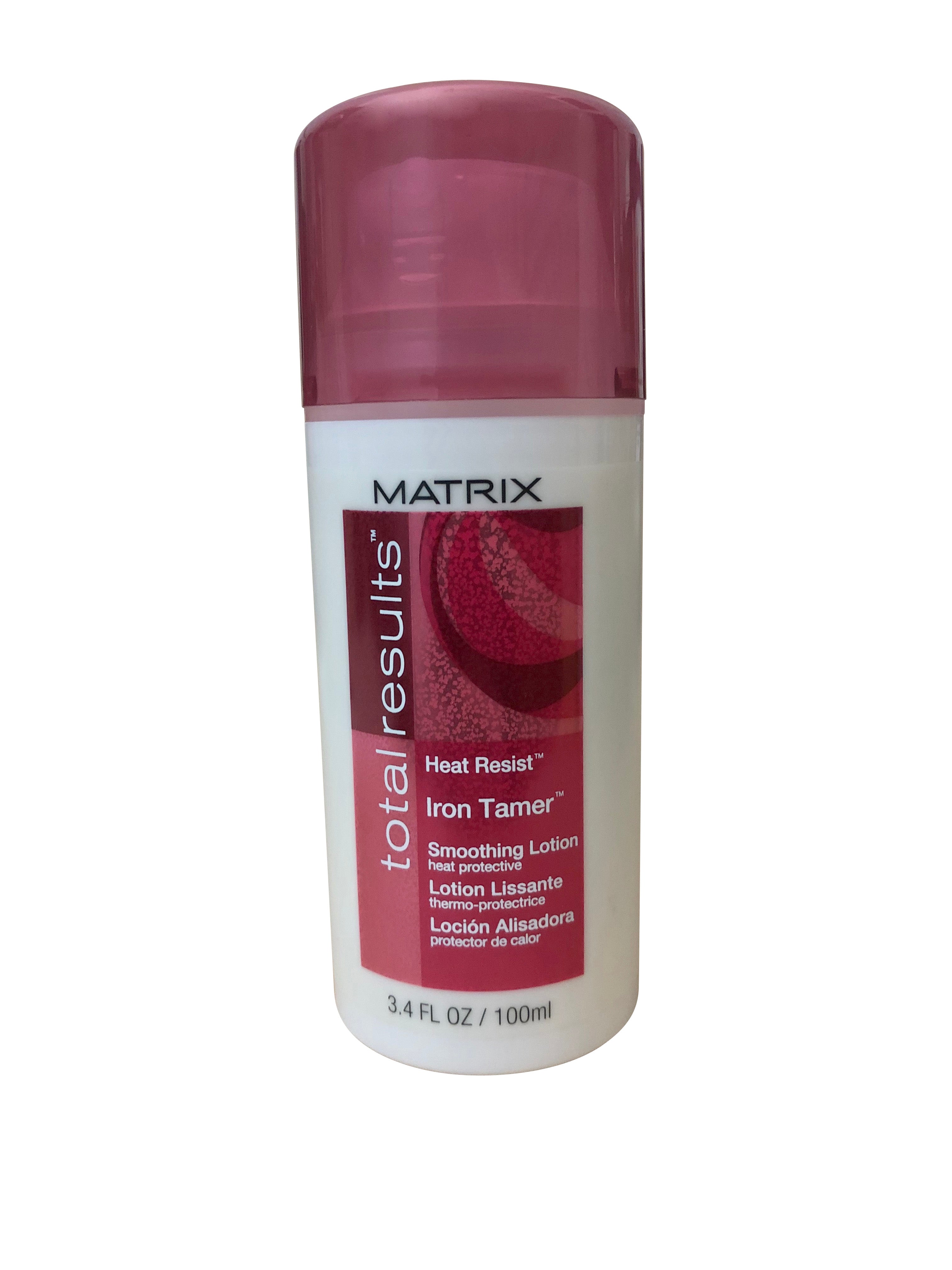 Matrix Total Results Heat Iron Tamer Smoothing Lotion 3.4 OZ