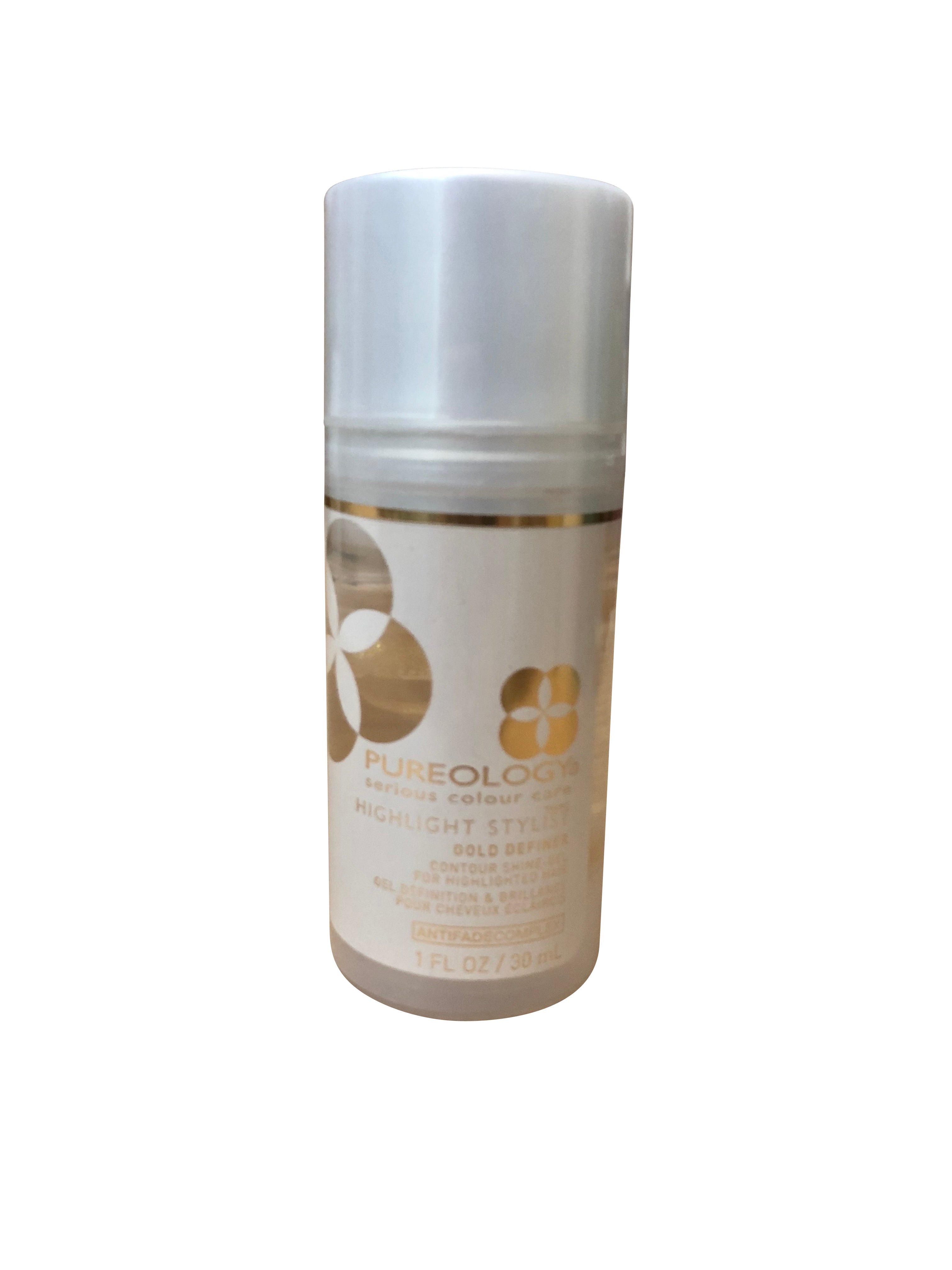 Pureology Highlight Stylist Gold Definer Control Shine Gel 1 OZ