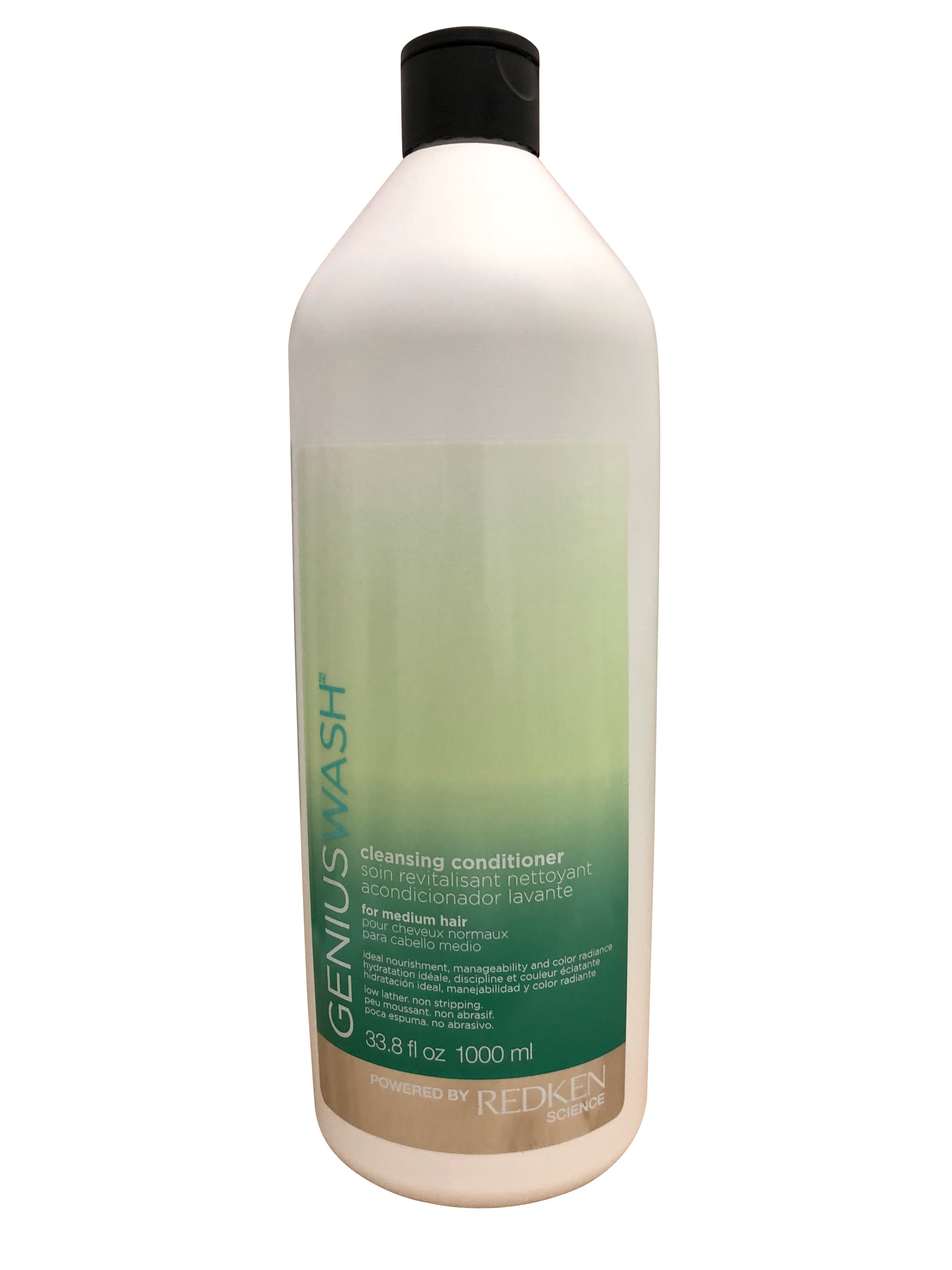 Redken Genius Wash Cleansing Conditioner Medium Hair 33.8 OZ