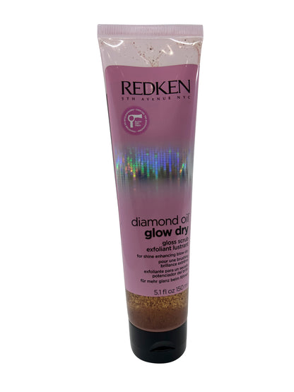 Redken Diamond Oil Glow Dry Gloss Scrub 5.1 OZ