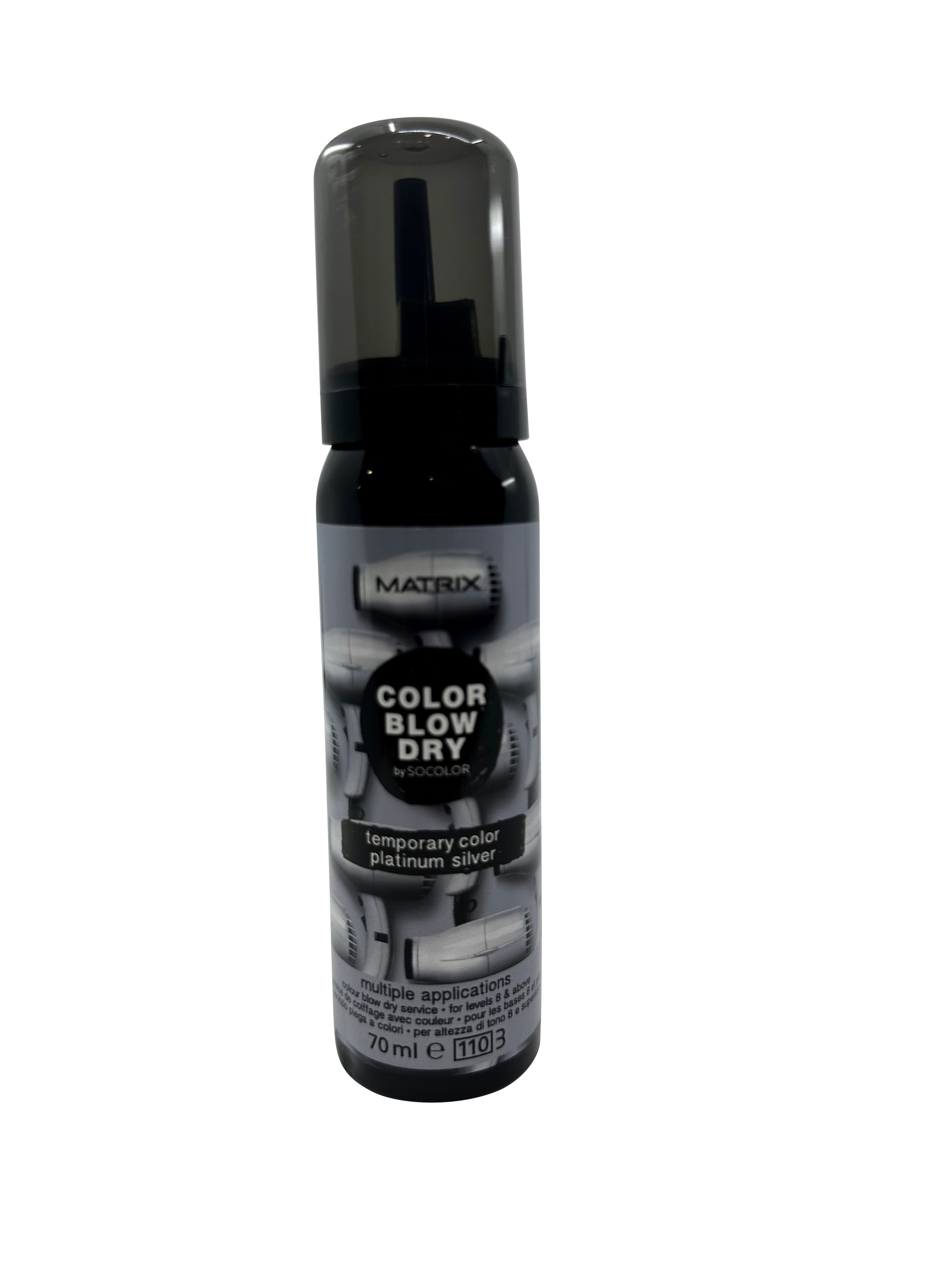 Matrix Color Blow Dry Temporary Color Platinum Silver 70 ML