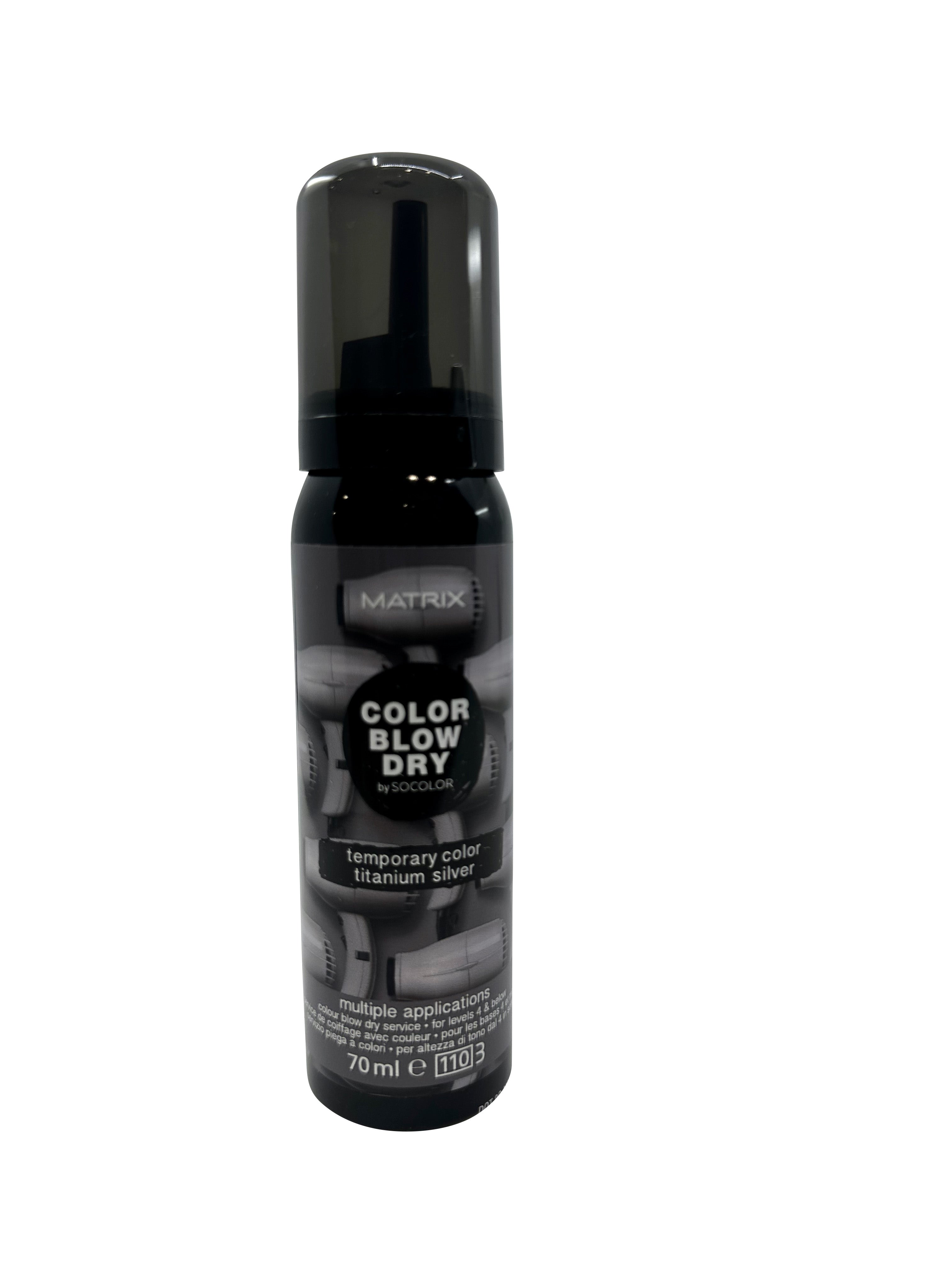 Matrix Color Blow Dry Temporary Color Titanium Silver 70 ML