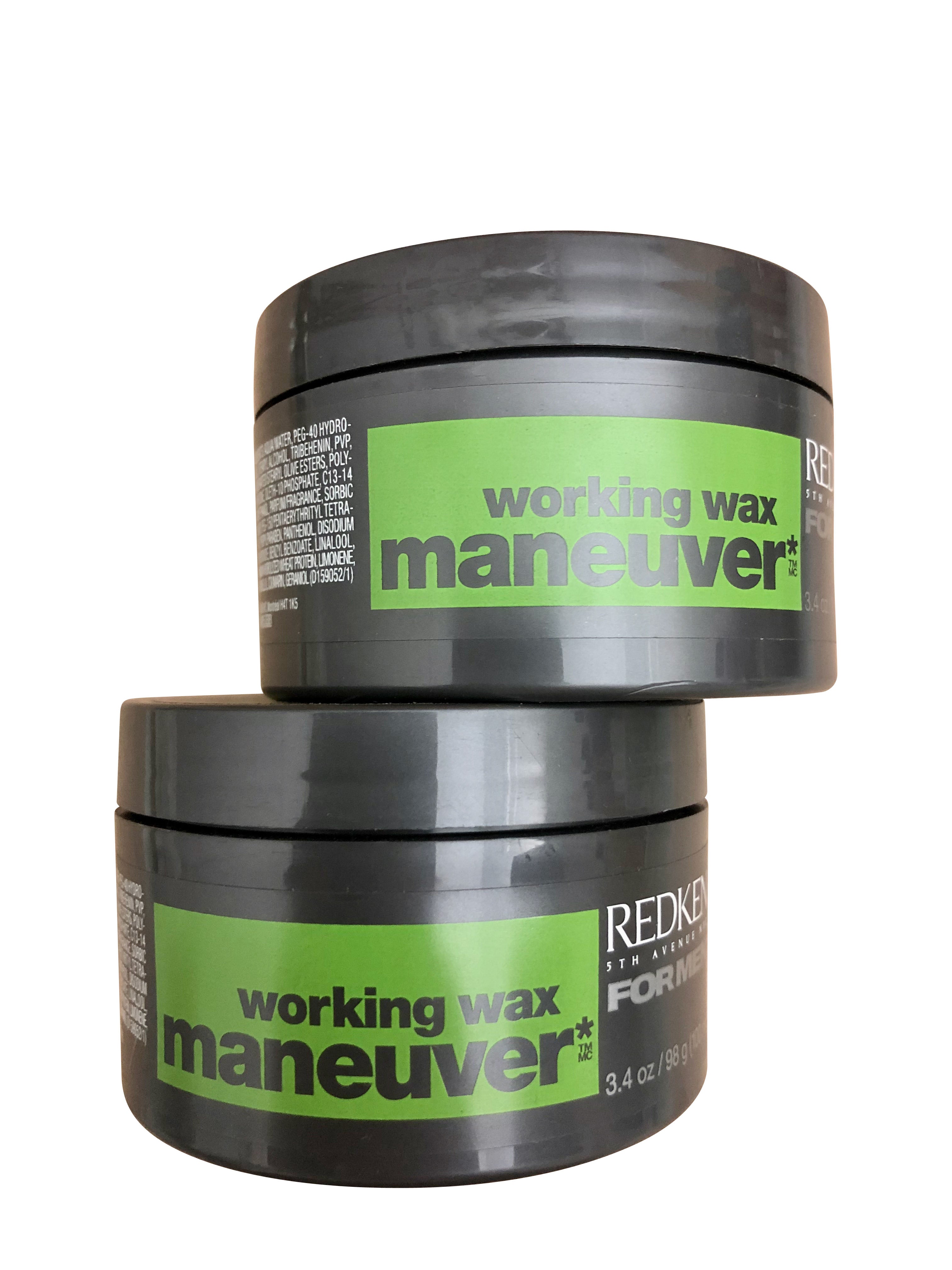 Redken for Men Maneuver Working Wax 3.4 OZ (Pack of 2)