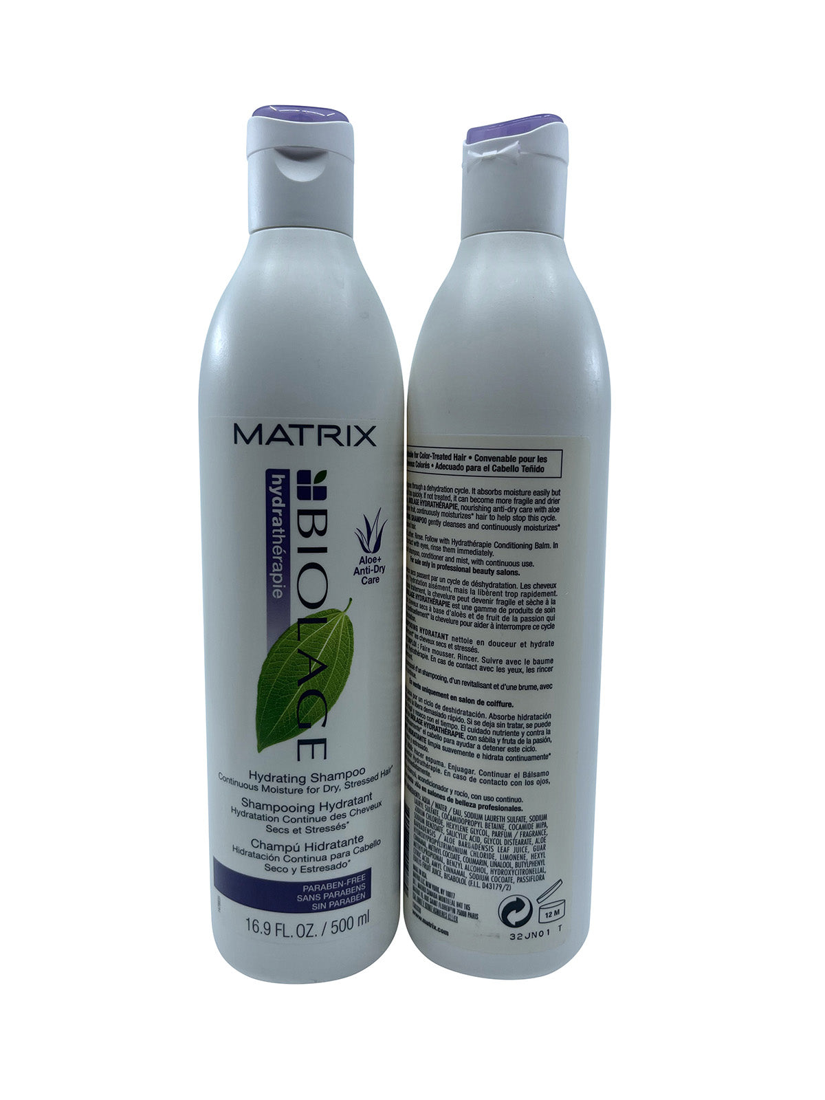 Matrix Biolage Hydrating Shampoo Dry Hair 16.9 OZ Set of 2