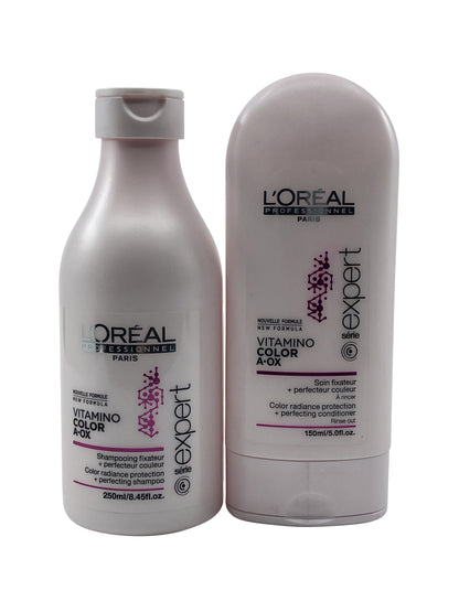 L'Oreal Vitamino Color A-OX Shampoo 8.45 OZ & Conditioner 5 OZ Set