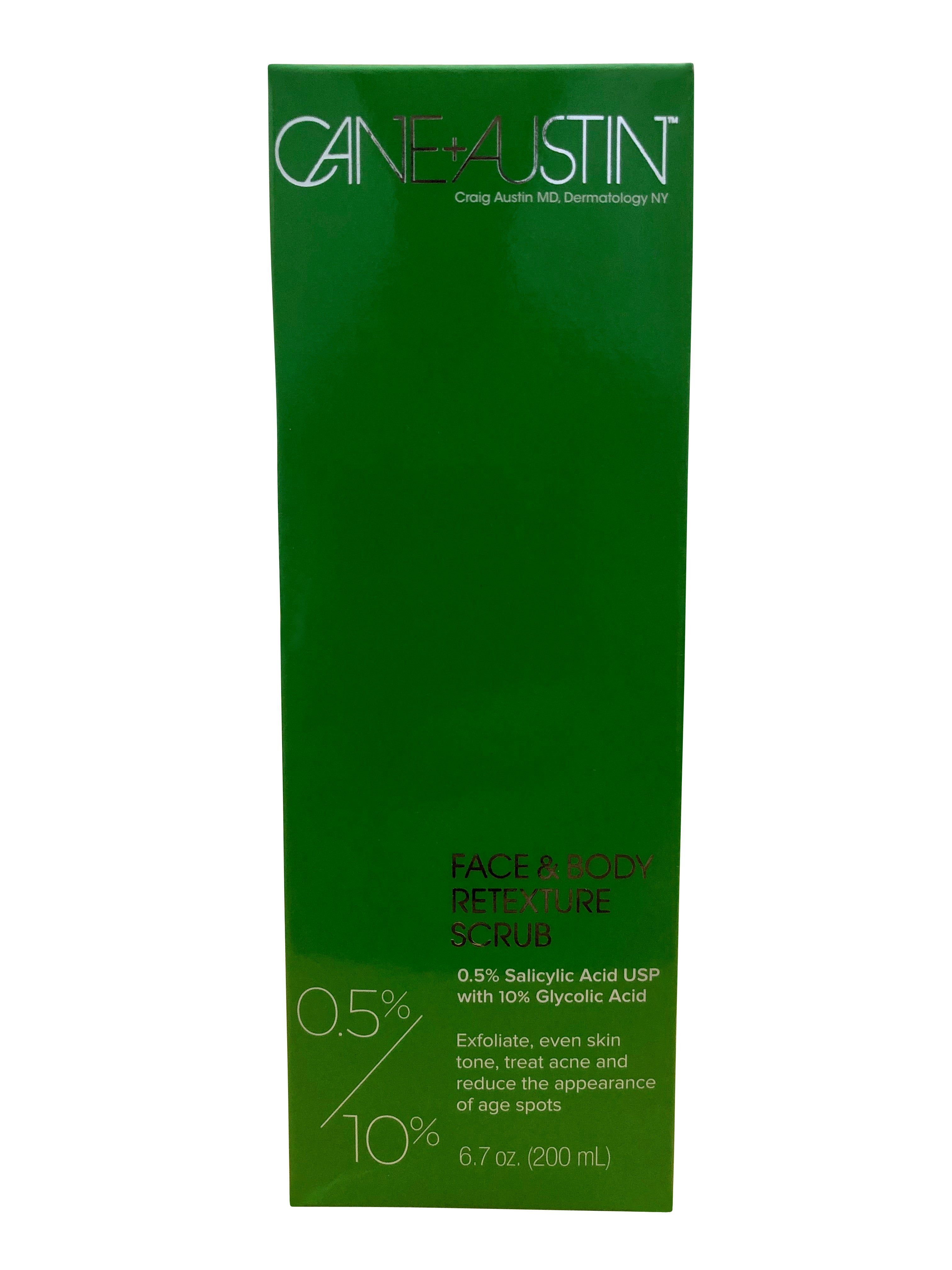 Cane + Austin Face & Body Retexture Scrub 6.7 OZ