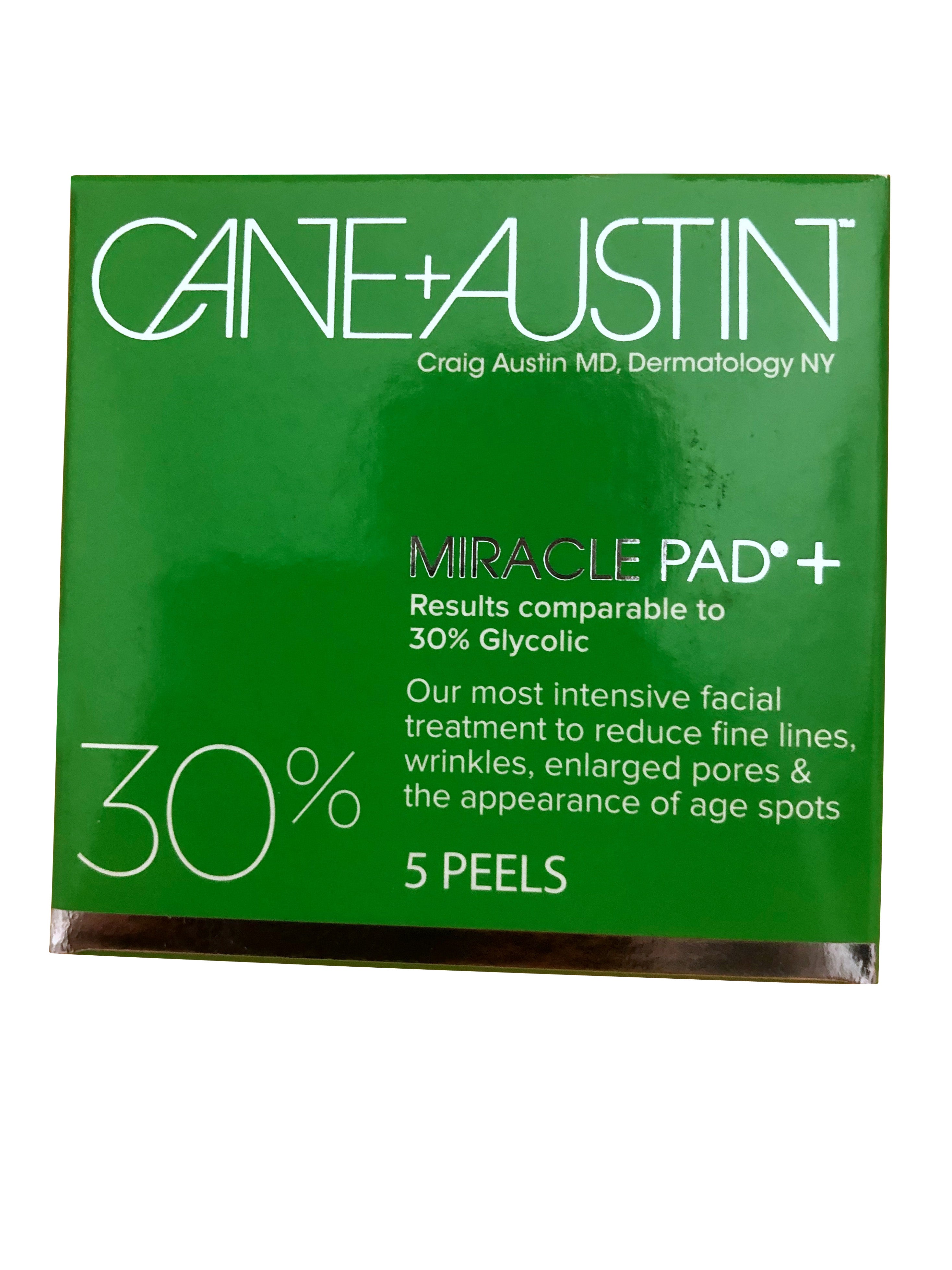 Cane + Austin Miracle Pad + 30% Glycolic Acid 5 Peels