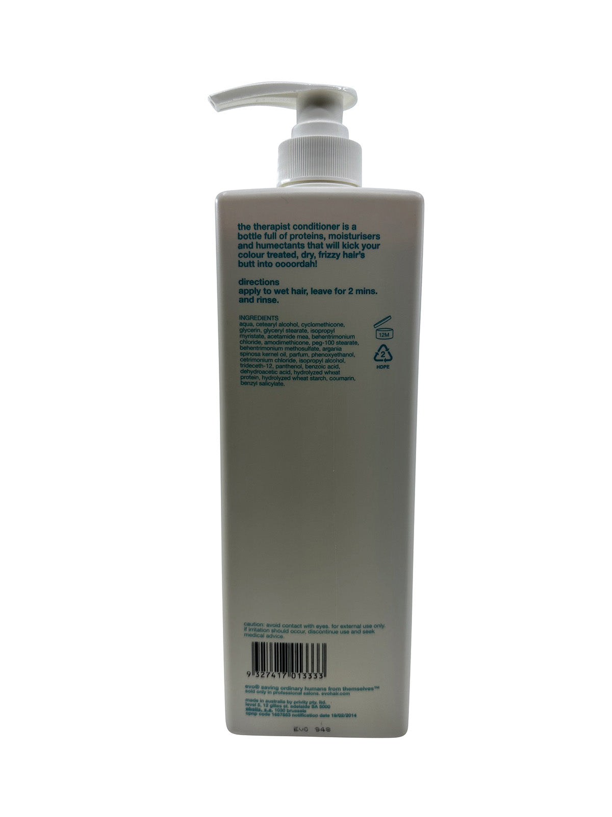 Evo The Therapist Calming Conditioner 33.8 OZ