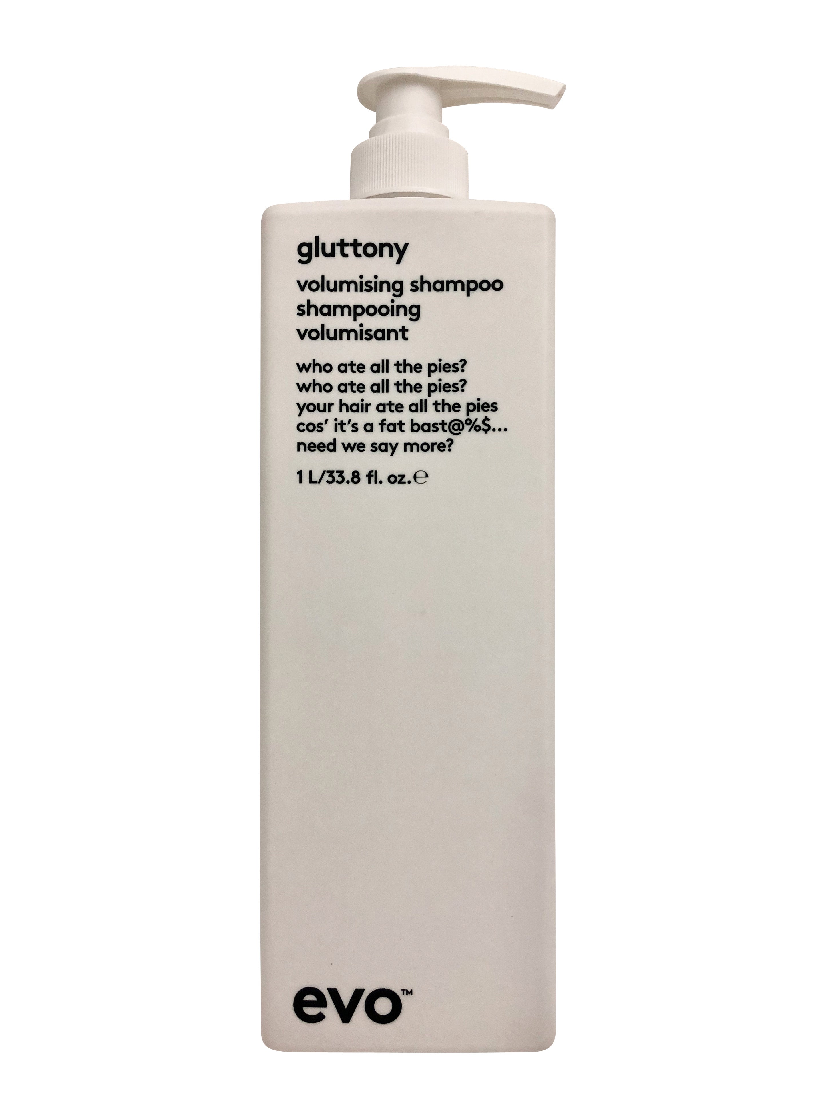 evo Gluttony Volumising Shampoo 33.8 OZ