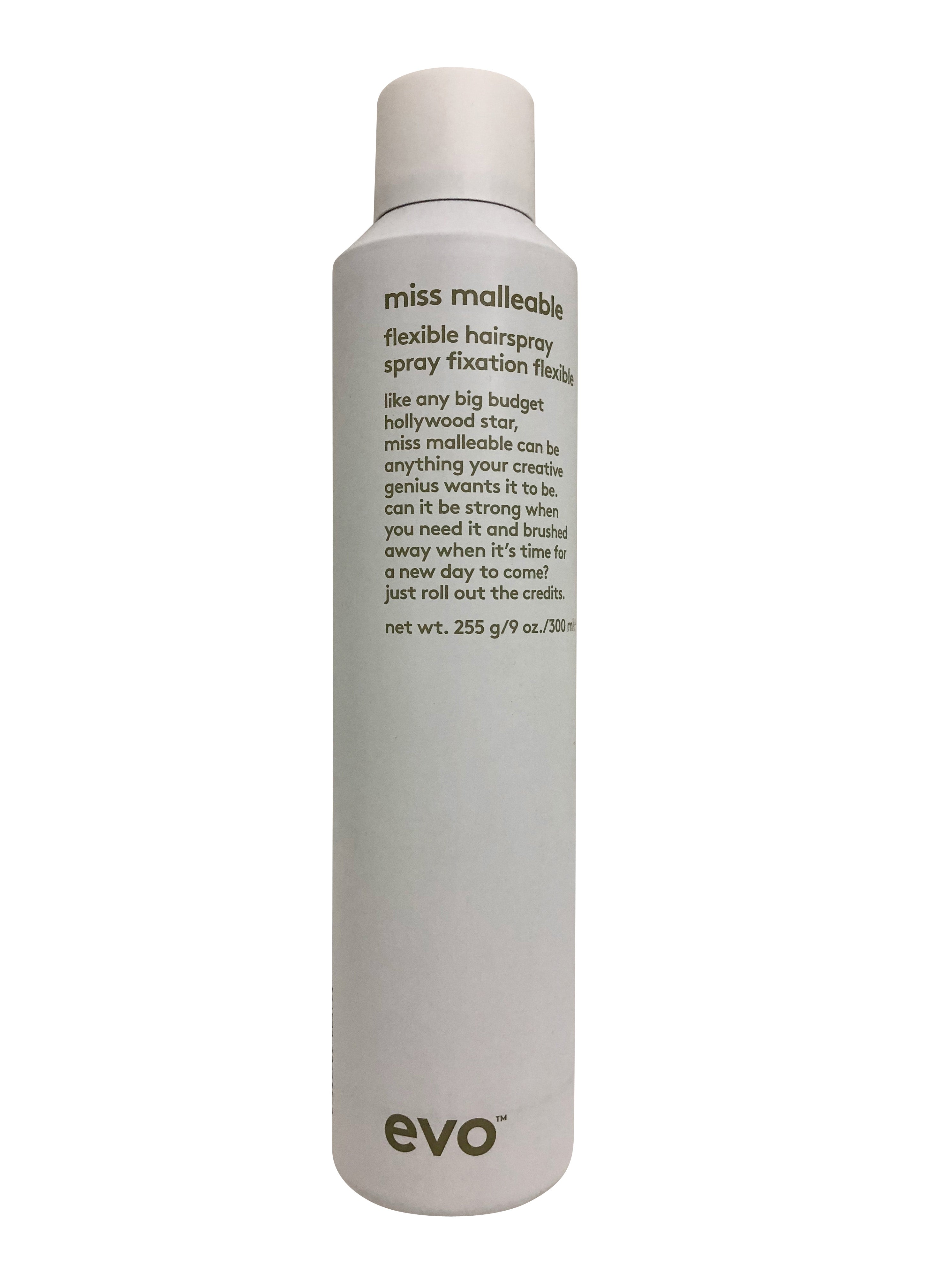 evo Miss Malleable Flexible Hairspray 7.6 OZ