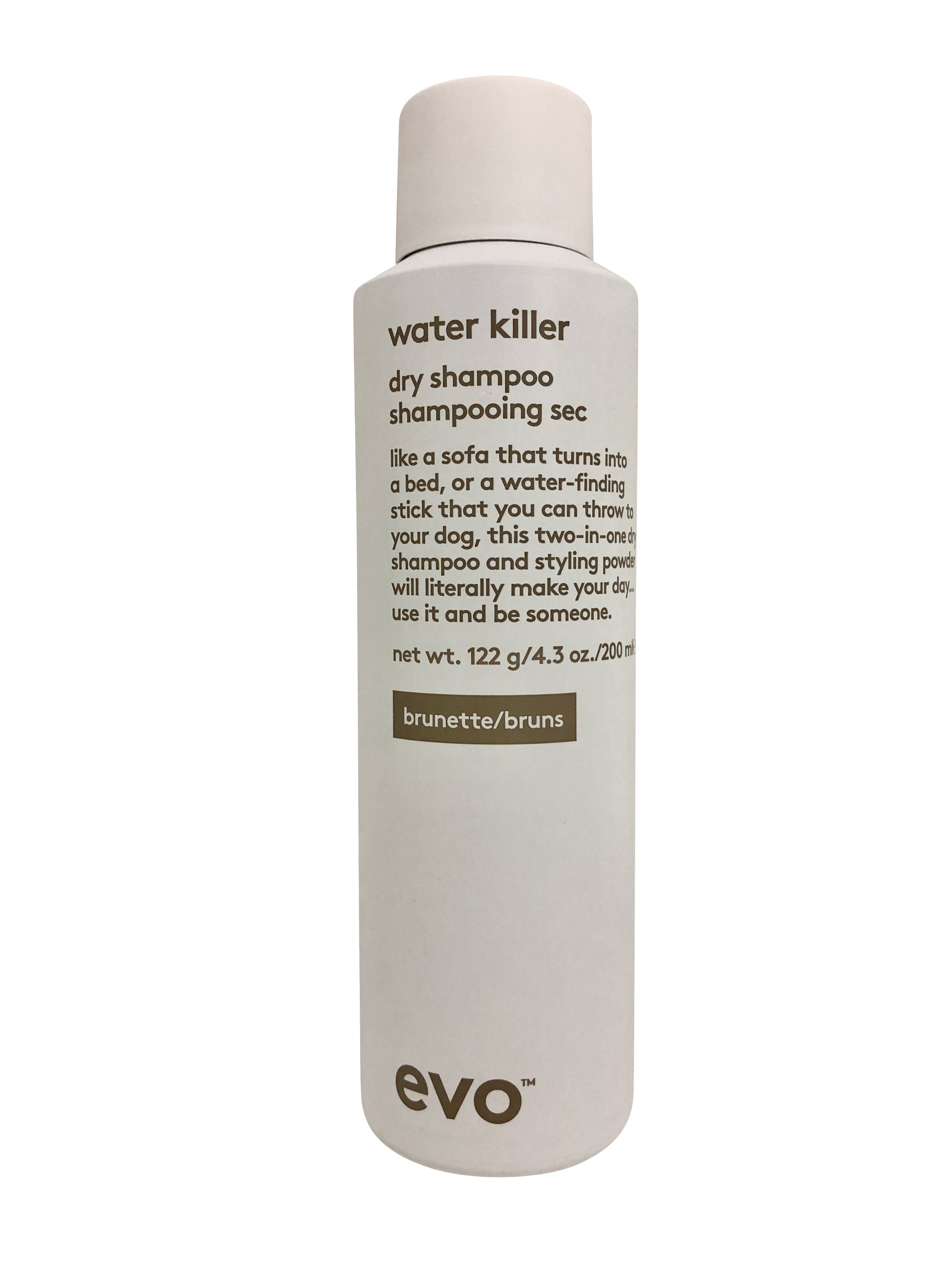 evo Water Killer Dry Shampoo Brunette 4.3 OZ