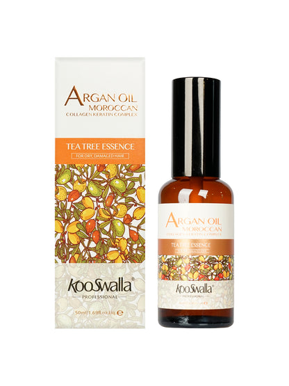 Kooswalla Moroccan Argan Oil Tea Tree Essence Dry & Damaged Hair 1.69 OZ