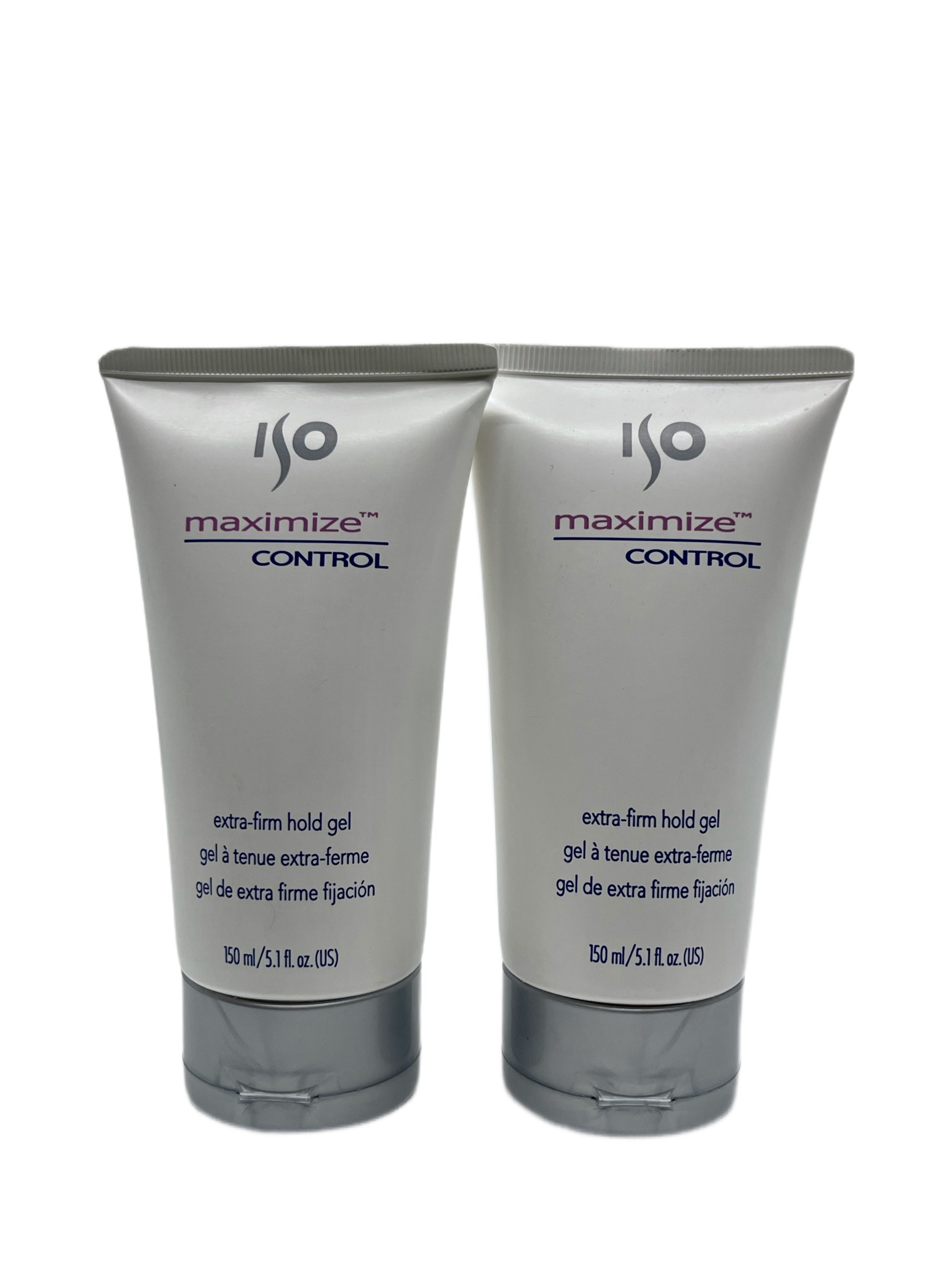 ISO Maximize Control Extra Firm Hold Gel 5.1 OZ Set of 2