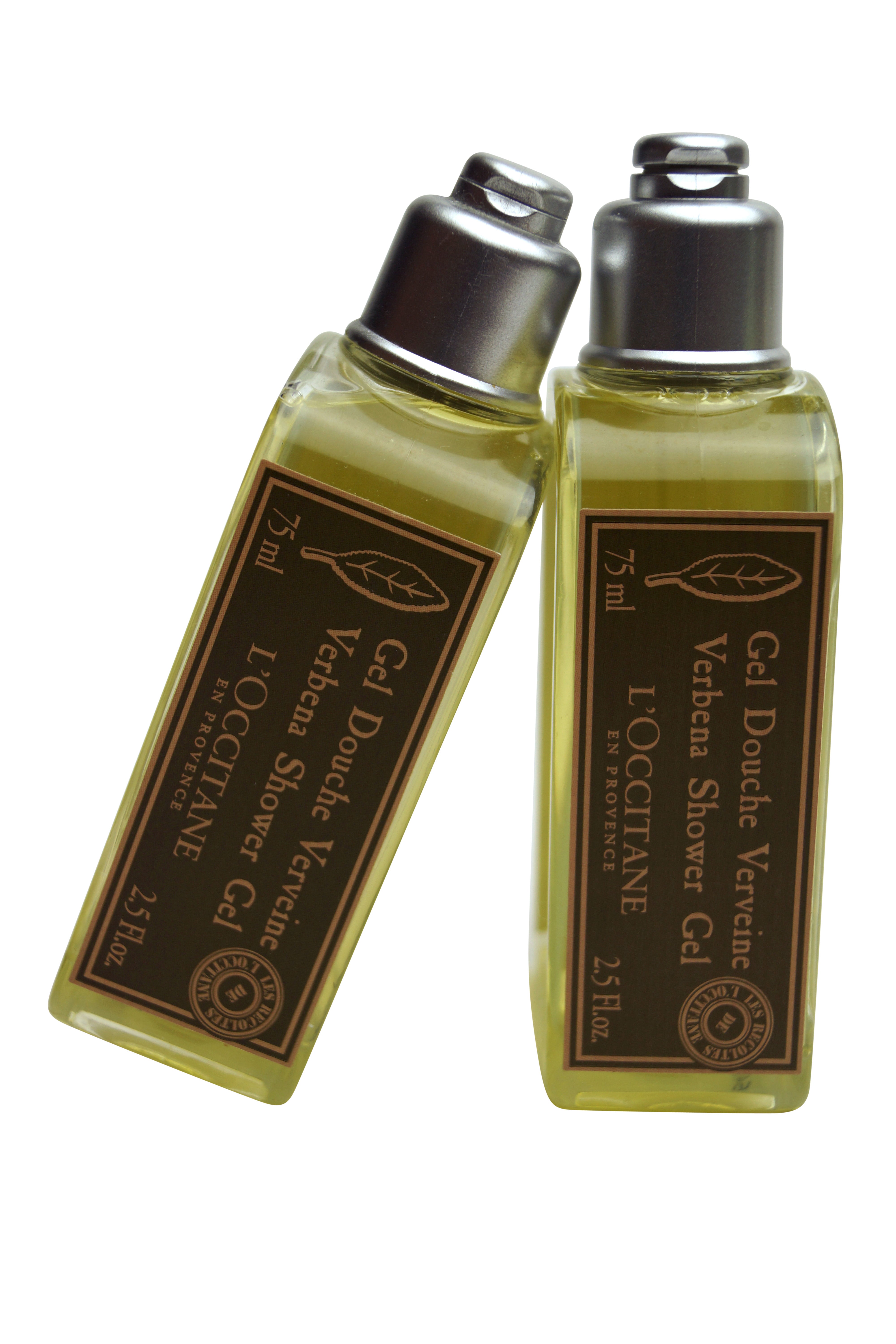 L'Occitane Verbena Shower Gel 2.5fl.oz. 75ml set of 2