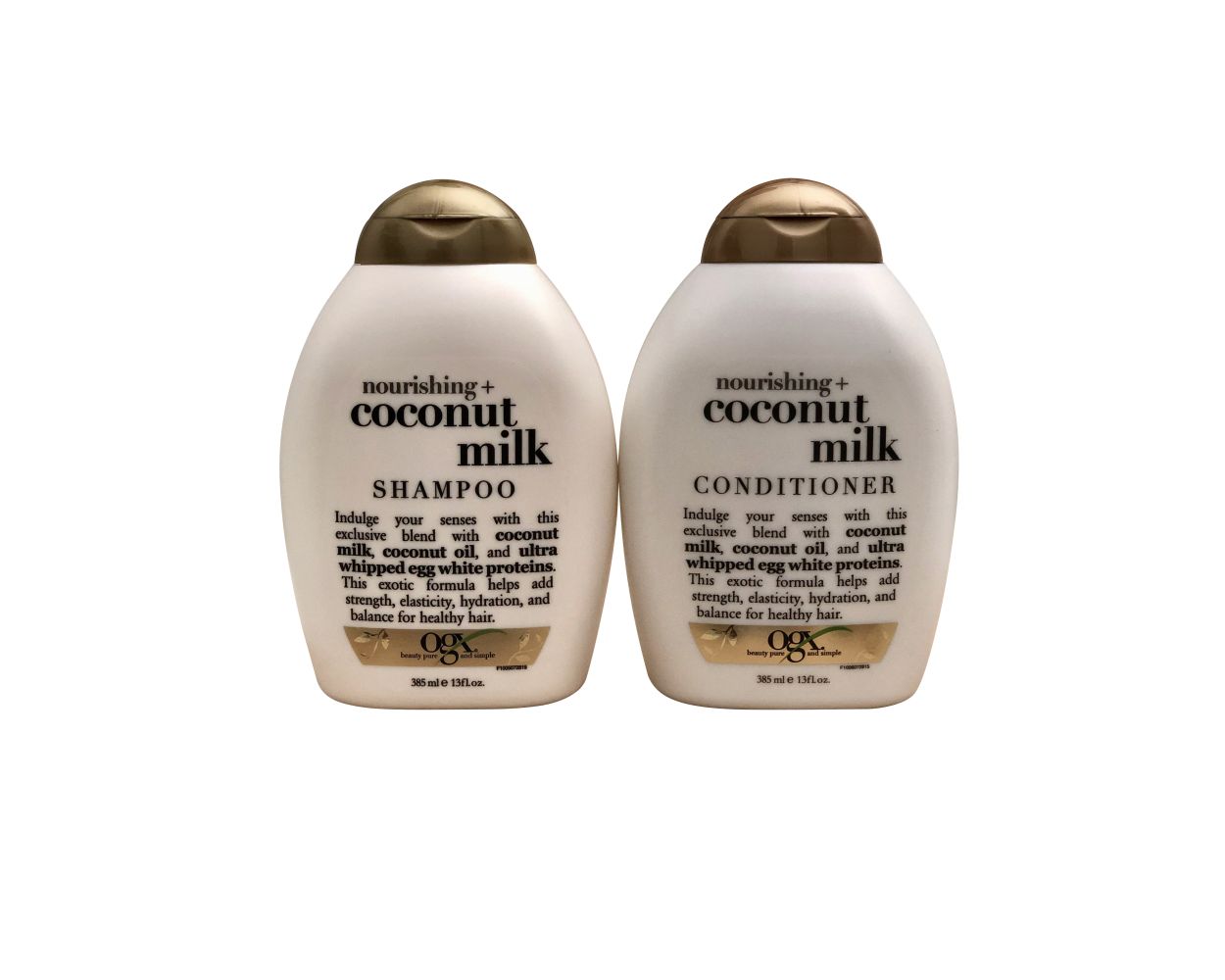 OGX Nourishing + Coconut Milk Shampoo & Conditioner Set | Shampoo Beautyvice.com