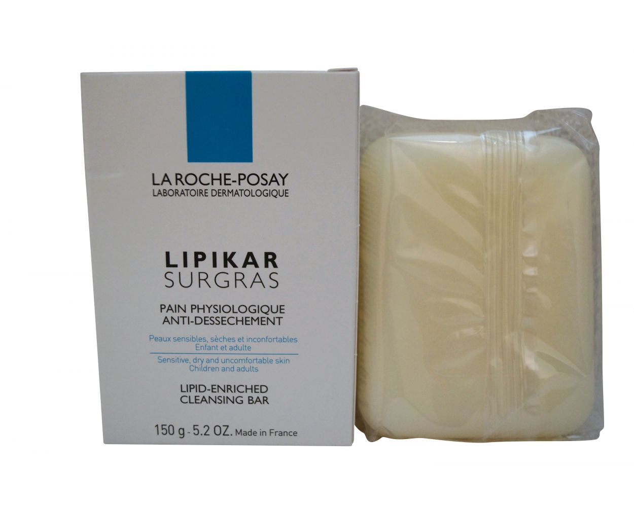 La Roche Posay Lipikar Surgras Cleansing Bar Cleansing Bar Soap 